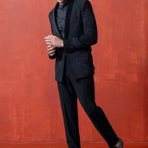 Black Adda Work Tuxedo For Men
