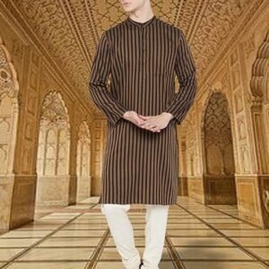 Multi Solid Viscose Kurta For Men