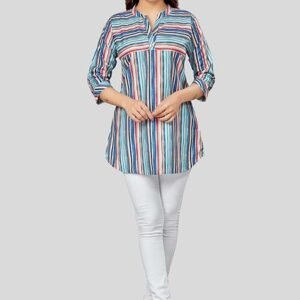 Multi Printed Cotton Kurti
